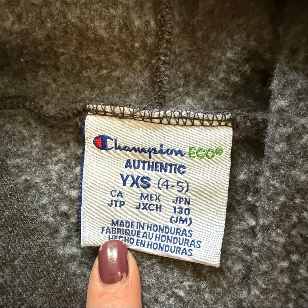 Harvard University Hoodie Youth‎ XS 4/5 Champion ECO Gray Sweatshirt Collegiate